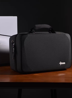 红印PS5收纳包光驱便携式收纳箱硬壳手提斜跨包老款ps5slim底座ps5串流掌机收纳整理包