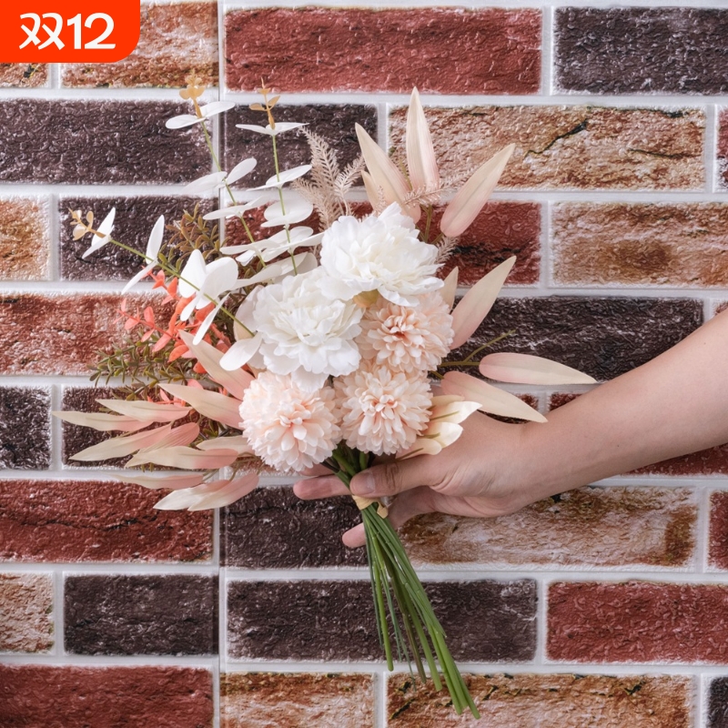 家居装饰假花蒲公英花束INS风婚庆仿真花YC1059店铺装饰逼真