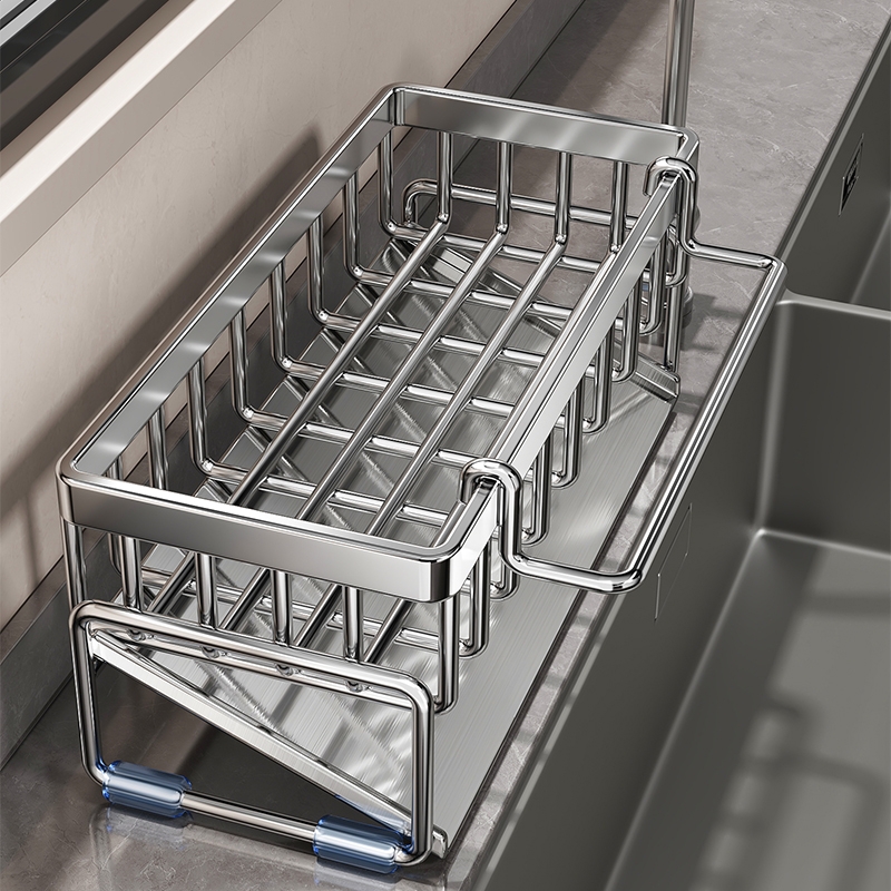 【收纳神器】304钢水槽沥水架