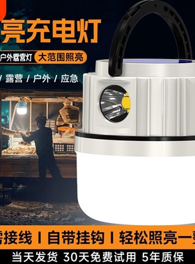 2026新款太阳能伸缩球泡灯LED野营灯充电帐篷露营灯地摊夜市灯
