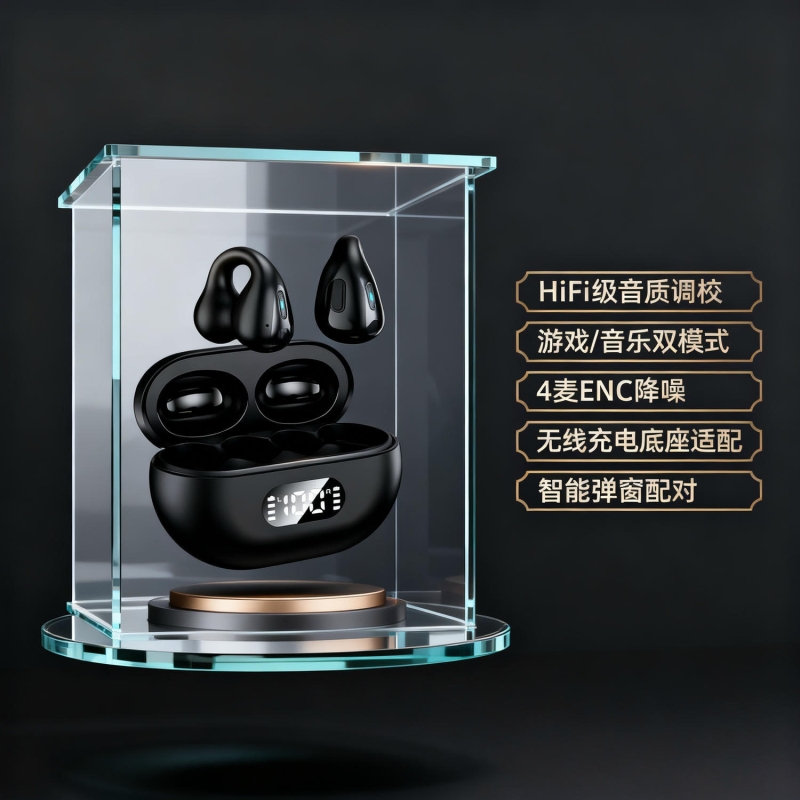 无线蓝牙耳机电竞游戏专用2025年新款男生女士超长续航待机低延迟