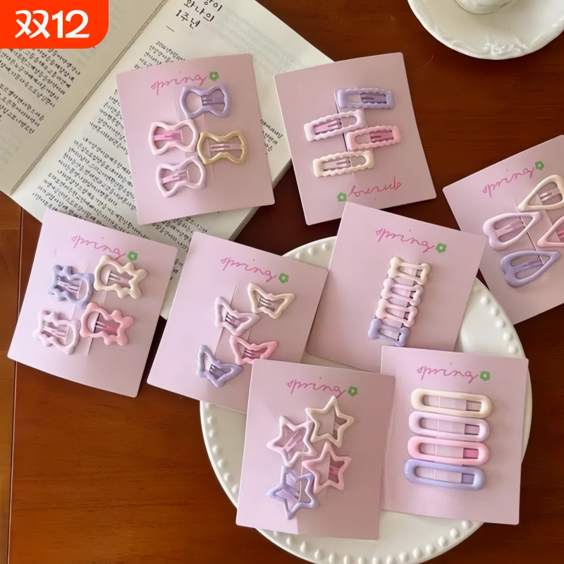 星星发夹可爱刘海夹前额边夹女侧边碎发夹小夹子发饰bb夹儿童发饰