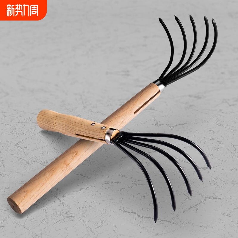 赶海小耙子工具套装挖蛤蜊神器沙滩铁耙扒挖花蛤贝壳挖螺园艺草耙