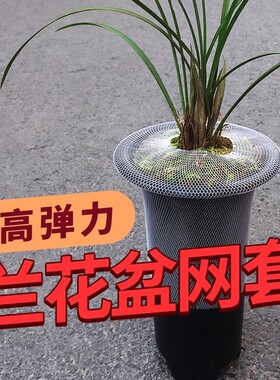 兰花盆紫砂盆高弹防漏网套