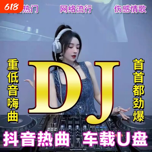 2025新款dj车载歌曲u盘音乐抖音流行经典热门舞曲MP4优盘高品质
