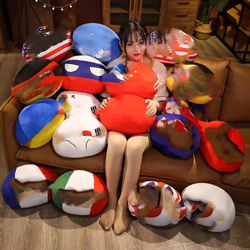 波兰球抱枕玩偶动漫公仔国家苏联娃娃挂件女毛绒玩具男孩生日礼物