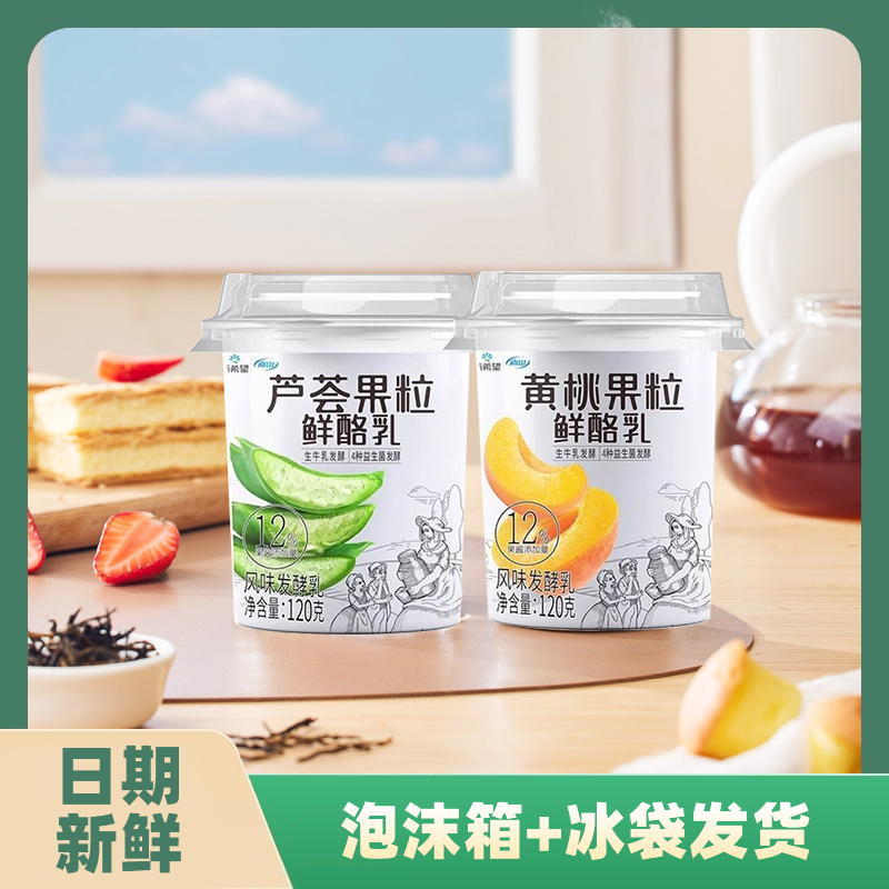 新希望南山芦荟果粒鲜酪乳风味发酵乳上班族儿童学生早餐奶整箱