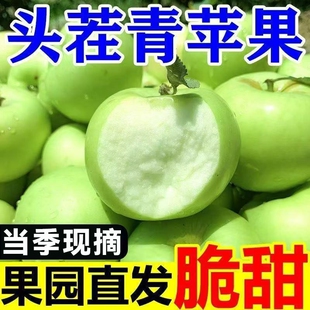 陕西青苹果水果新鲜应当季嘎啦果现摘酸脆甜小苹果5斤整箱包邮