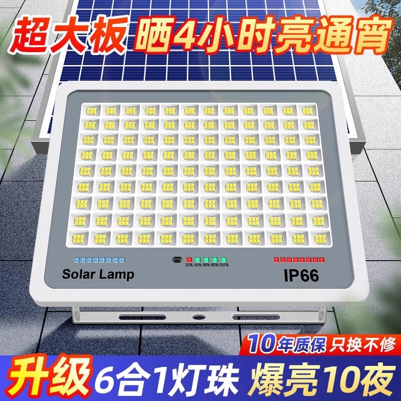 新款太阳能感应庭院灯强光款