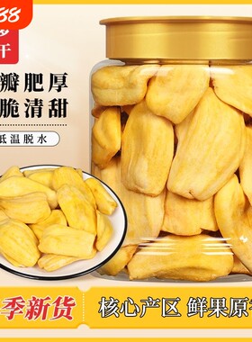 菠萝蜜干罐装菠萝蜜脆干片水果干蜜饯零食批发健康好吃当季脱水