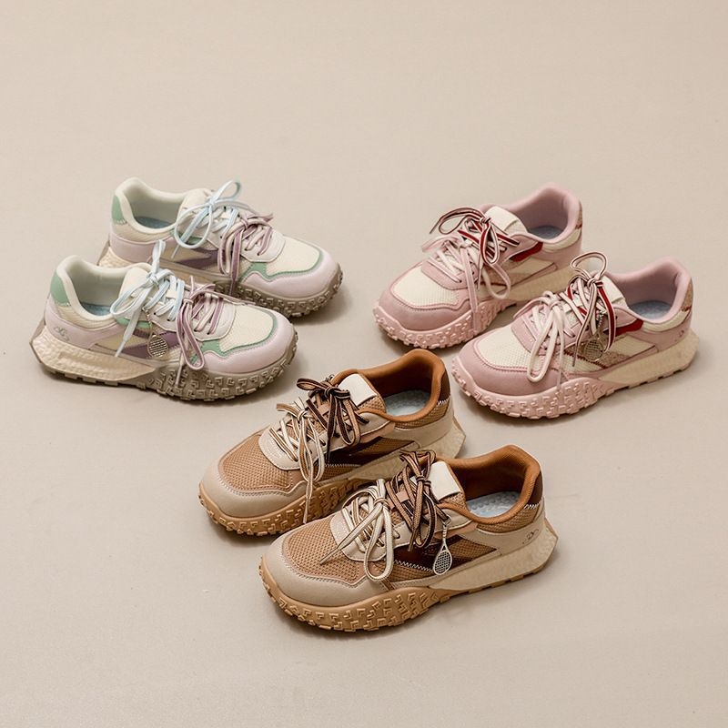 春秋季女新厚底轮胎鞋潮流舒适百搭休闲运动鞋老爹鞋