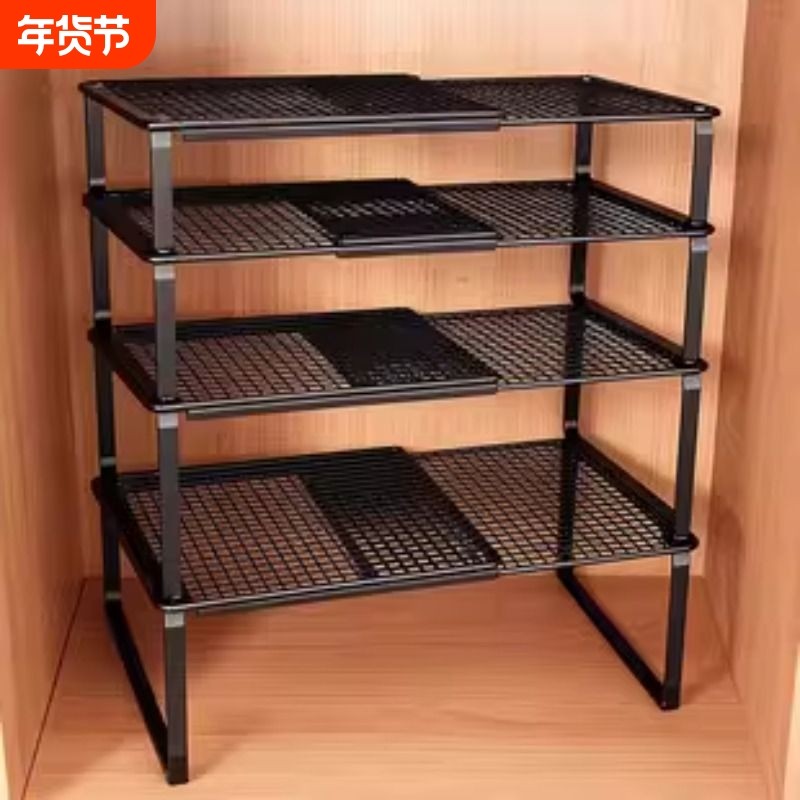 柜子分层架衣柜收纳隔断神器隔板可伸缩置物架多层鞋柜隔层分隔板,收纳整理,整理架/置物架/收纳架,淘宝优惠券,粉丝福利购,淘宝优惠卷