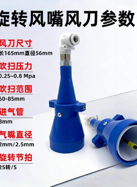 龙卷风风刀吹气喷嘴高速旋转