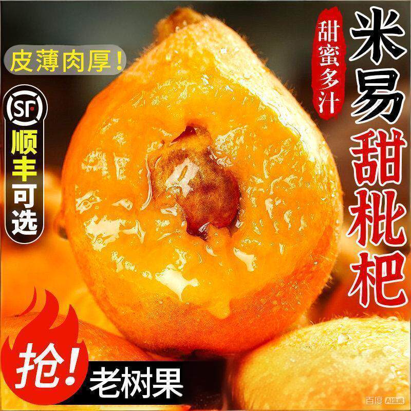 顺丰现货四川米易枇杷新鲜水果5斤大果当季大五星琵琶果整箱包邮