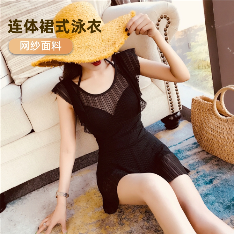 聚拢连体泳衣女新款|千人加购