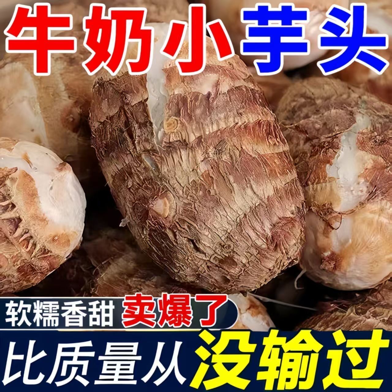 云南当季新鲜现挖牛奶毛芋头产地直发小芋头奶白色软糯细腻多肉
