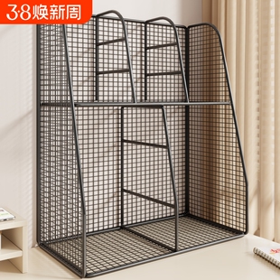 桌面书架置物架多层书桌收纳架子文件分层架学生桌上小书柜双层