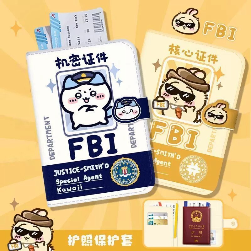 卡通护照套防盗刷防消磁证件夹图片