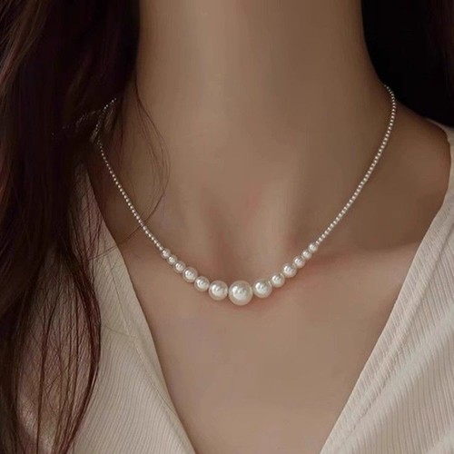 英国【设计师】Make Kana 轻奢施家珍珠项链小众百搭青花瓷锁骨链