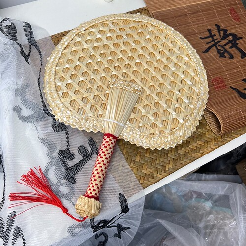 驱蚊扇棕榈叶芯手工编蒲扇夏季纯手工老人式复古草编多规格