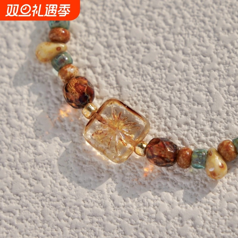 赛上胭脂敦煌配色复古串珠手链设计感高颜值仙气古风手饰礼物手串