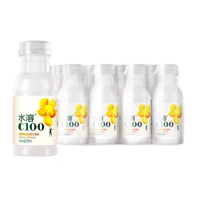 农夫山泉水溶C100柠檬250ml小瓶便携装