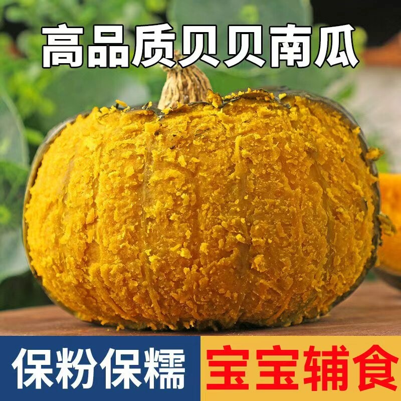 贝贝南瓜板栗味贝贝小南瓜宝宝辅食栗面栗子南瓜新鲜5斤