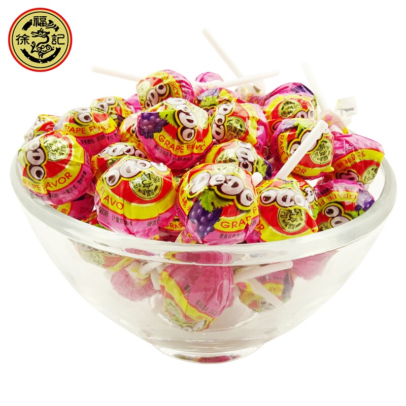 徐福记棒棒糖多嘟棒1500g散装称水果味芒果草莓零食糖果年货