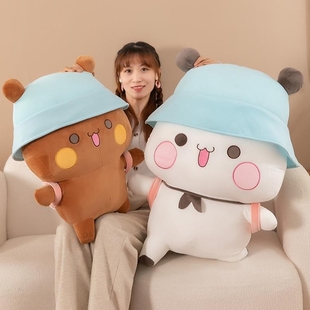 一二布布熊猫公仔毛绒玩具布娃娃大号玩偶安抚睡觉抱枕女生日礼物