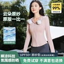 瑜伽服户外轻薄防晒服外套 防紫外线冰丝修身 2024新款 防晒衣女夏季