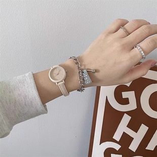 女士手表女表腕表简约高档夜光潮流轻奢男表 镶钻满钻款 爆款 时尚