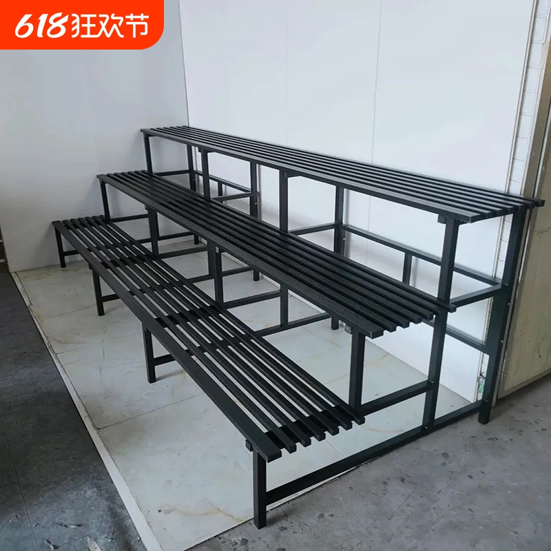 阳台花架置物架落地式室外铁艺花盆架多层阶梯式客厅花几单层承重