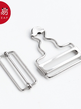 纽扣/背带扣AB1SQ0-锁扣挂钩配件金属环可调节拆卸葫芦吊带牛仔