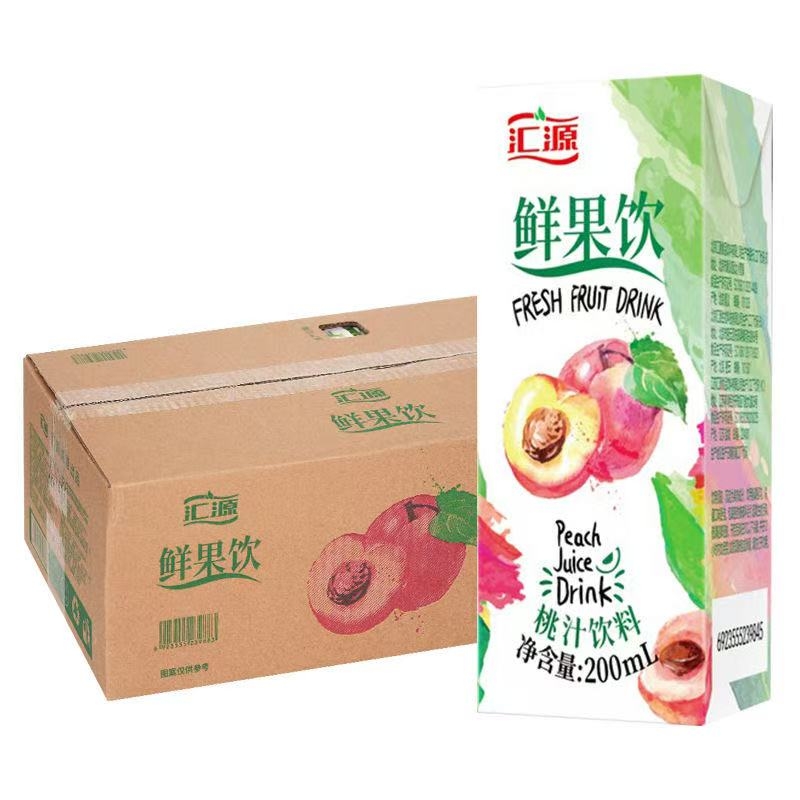 汇源鲜果饮200ml*5盒（桃味5盒）