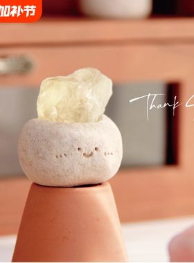 纯手工香港小豆丁水晶摆件