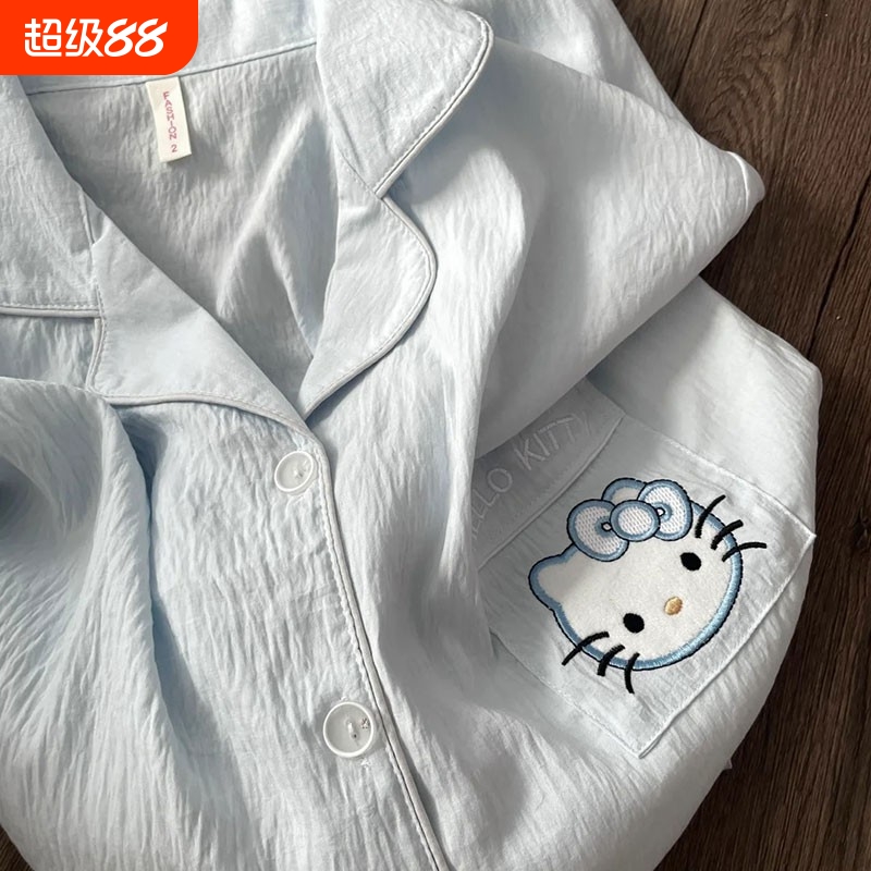 夏季新款凯蒂猫春秋款睡衣女