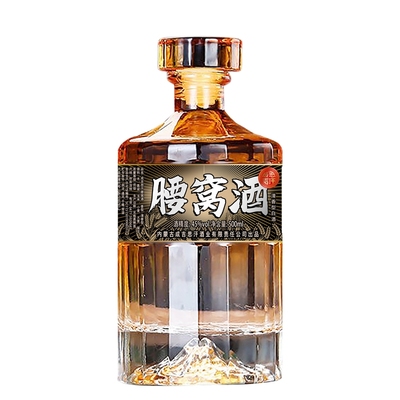 腰窝 成吉思汗45度500ml光瓶口粮酒纯粮清香型白酒