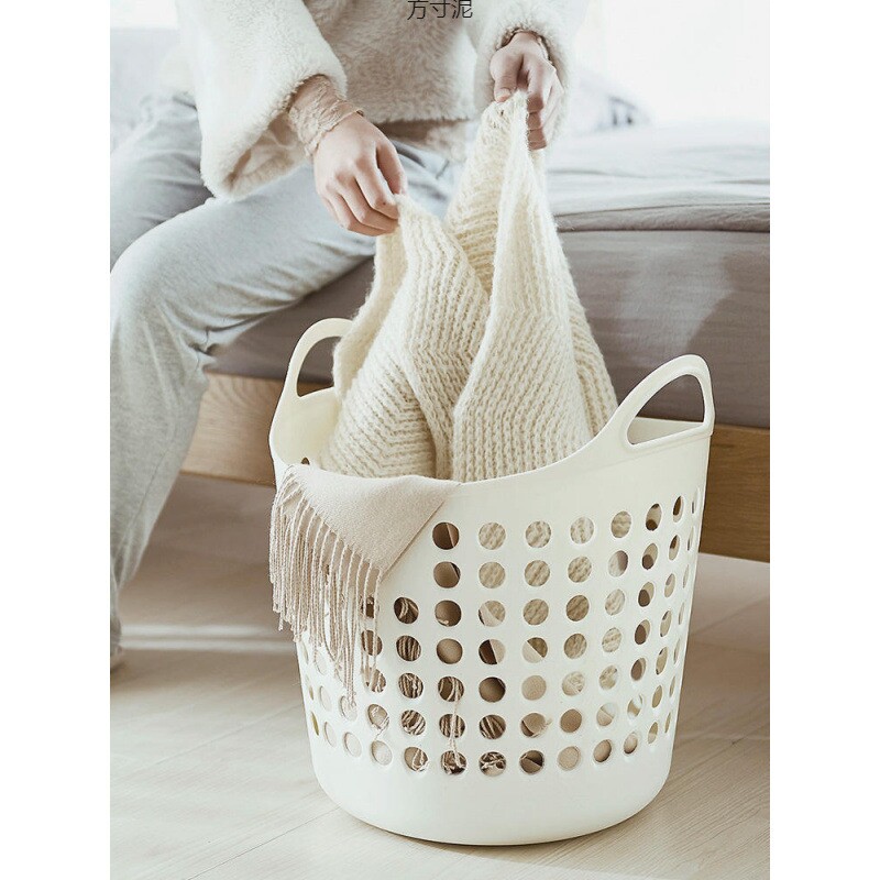 大容量折叠脏衣篓家用衣物卫生间浴室特大脏衣篮塑料收纳衣服篮子