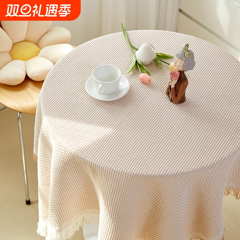 ins风野餐布桌布布圆形长方形