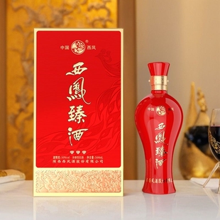 6瓶婚宴送礼宴请正品 500ml 陕西西风臻酒50度浓香型白酒礼盒装