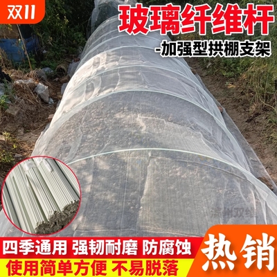 大棚拱棚支架玻璃纤维杆实心耐用