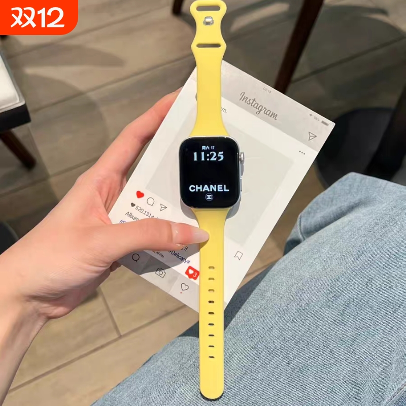 一体式小蛮腰硅胶表带适用华为watchFIT4pro华为手表FIT4FIT3表带