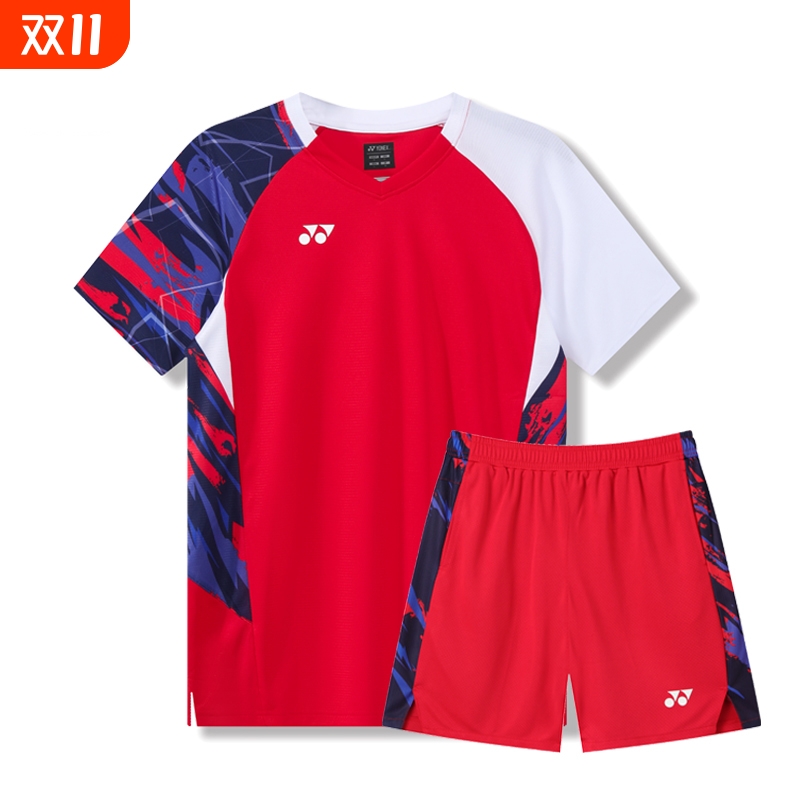 2024年汤尤杯羽毛球服套装男女国家队大赛服短袖短裤速干比赛印字