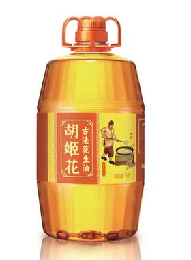 胡姬花古法花生油5升桶装一级食用油压榨纯正美味小榨