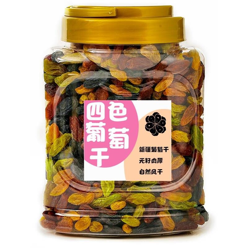 葡萄干新疆特级超大绿香妃王黑加仑果干特产年货零食烘培商用