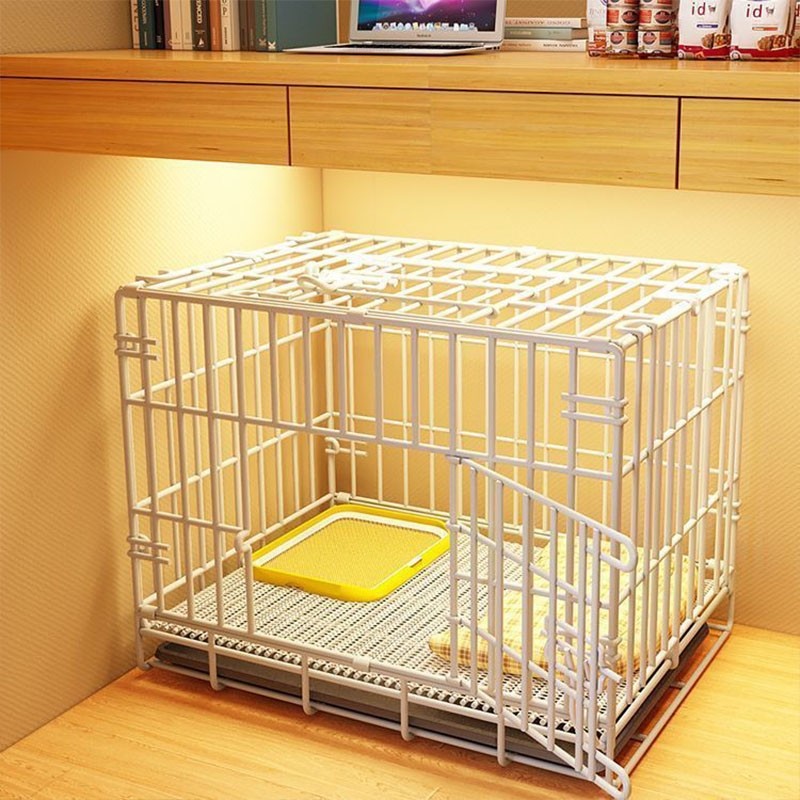 狗笼子小型犬室内带厕所折叠比熊泰迪中型犬柯基边牧宠物专用狗窝