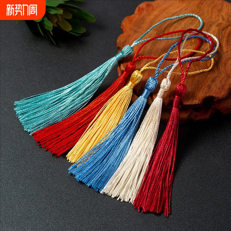 流苏穗子古风中国结抗皱双色吊穗挂饰古典书签扇子坠配饰耳环挂饰