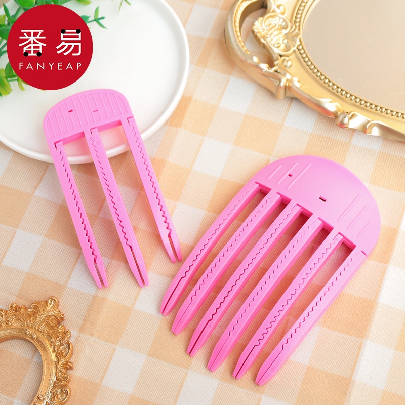 发夹/蓬松B1vo0-高颅顶头发发根夹定型发夹女前额刘海卷发筒夹