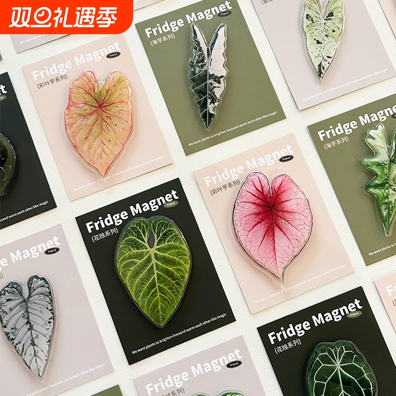 植物魔法】热带珍稀植物 创意绿植冰箱贴绿植装饰植物系列冰箱贴