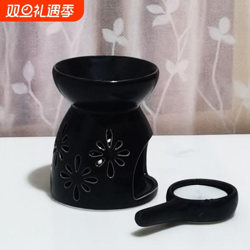 小号陶瓷香薰炉室内蜡烛香薰灯复古家用香熏炉卧室精油灯